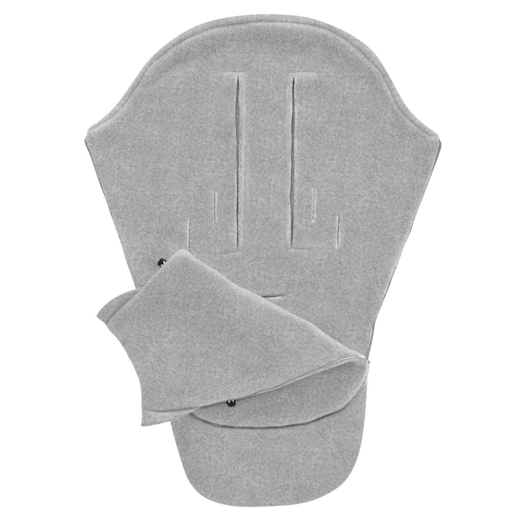 Wollfußsack Maxi Sierra, Grey – Seitenansicht