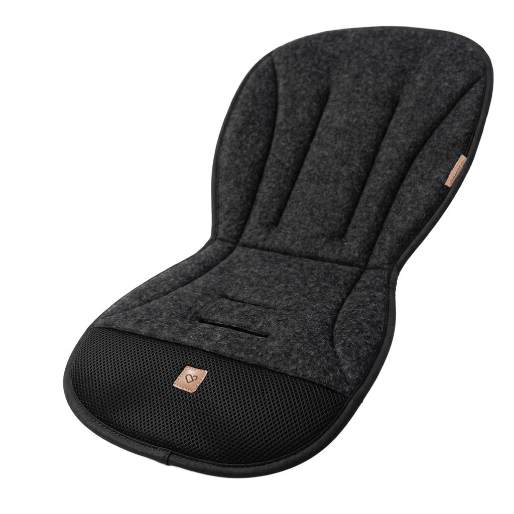 Sitzauflage Sierra, Anthracite – Woll-Sitzauflage für Kinderwagen