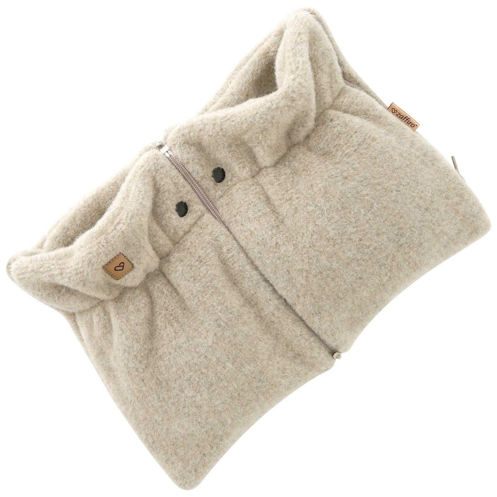 Handwärmer Sierra, Beige – Wollhandwärmer für Kinderwagen