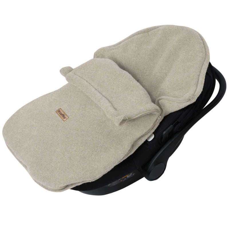 Wollfußsack Mini Sierra, Beige – Innenansicht