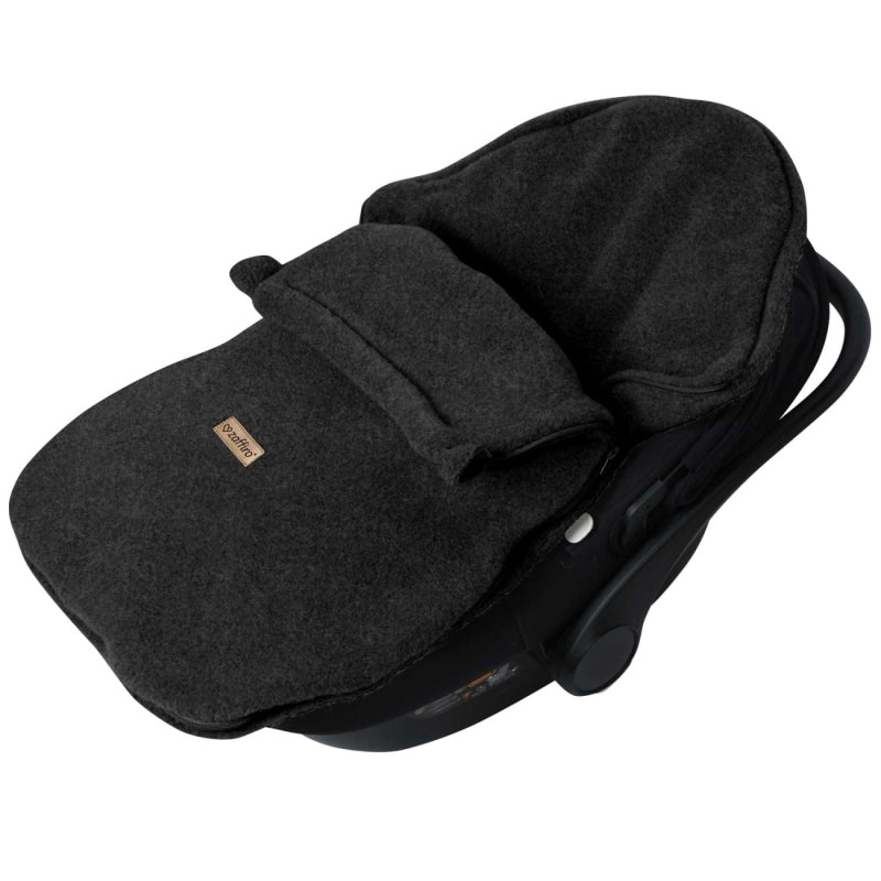 Wollfußsack Mini Sierra, Anthracite – Innenansicht