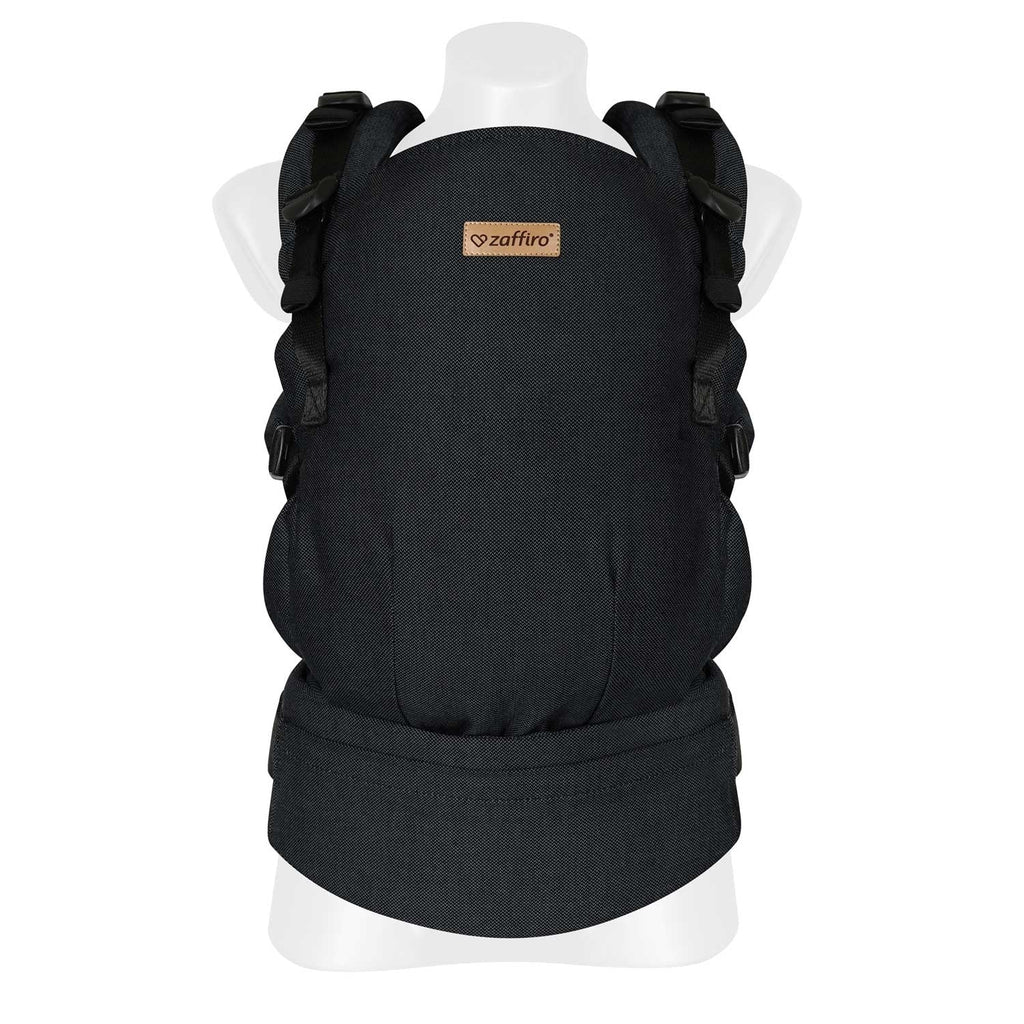 Babytrage BabyGrow, Anthracite – mitwachsende ergonomische Babytrage