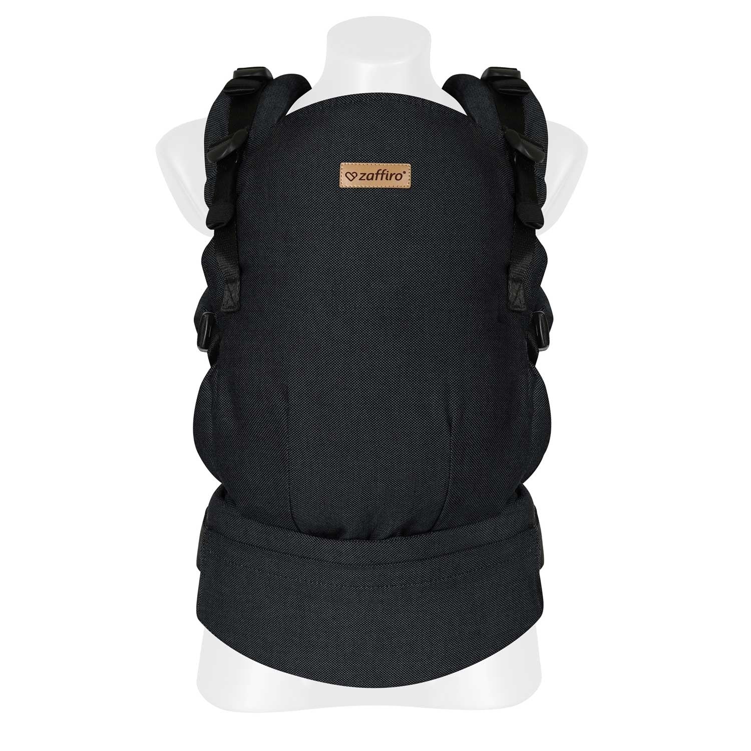 Babytrage BabyGrow, Anthracite – mitwachsende ergonomische Babytrage
