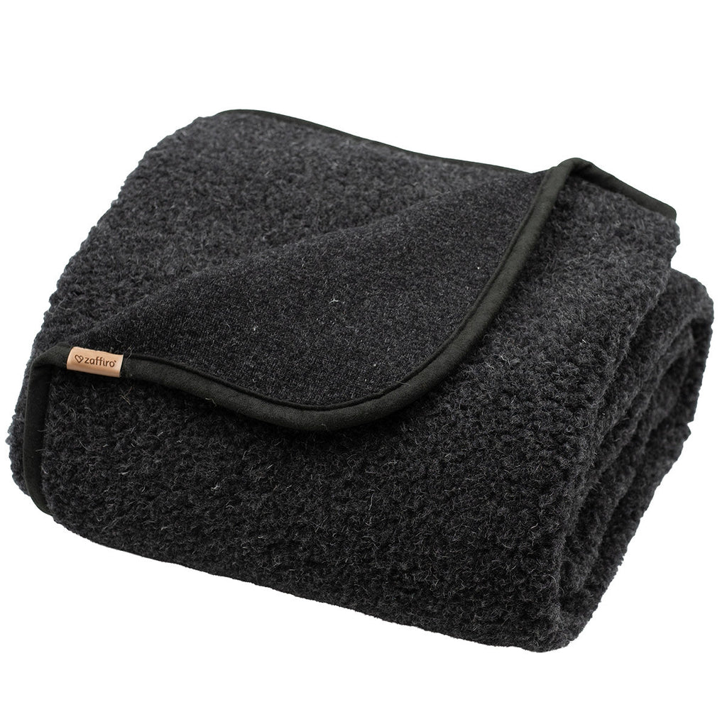 Wolldecke Nevada, Anthracite – Baby Wolldecke aus Merinowolle