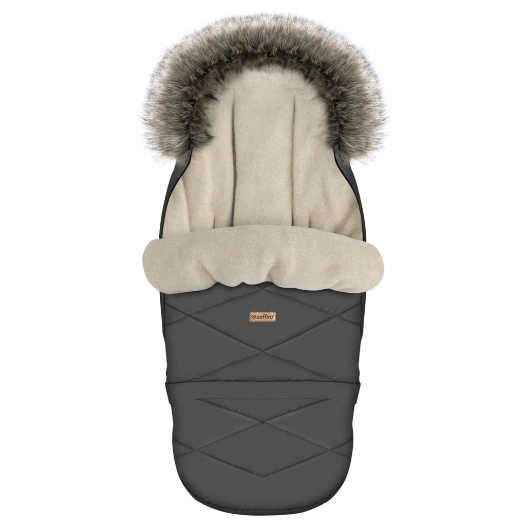 Fußsack GrowUP Aspen, Anthracite – Seitenansicht